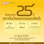 วันสถาปนาสถาบันวัฒนธรรมและศิลปะ